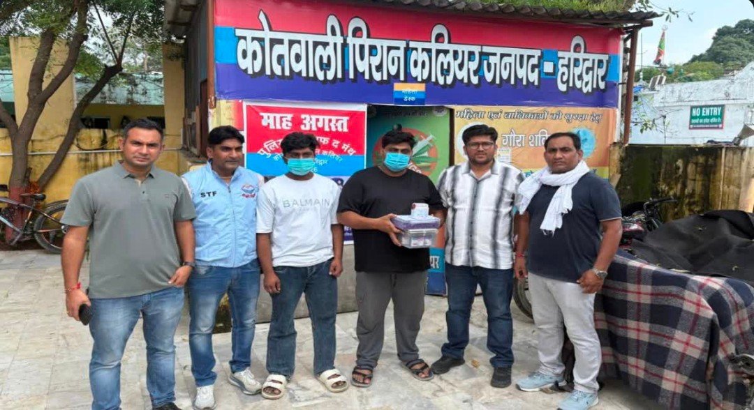 हरिद्वार के पिरान कलियर में मेडिकल स्टोर पर एसटीएफ का छापा, पकड़ा गया नशीली दवाओं भंडार